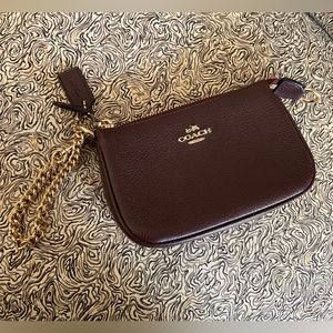 Coach Makeup/Trinket Bag - Oxblood